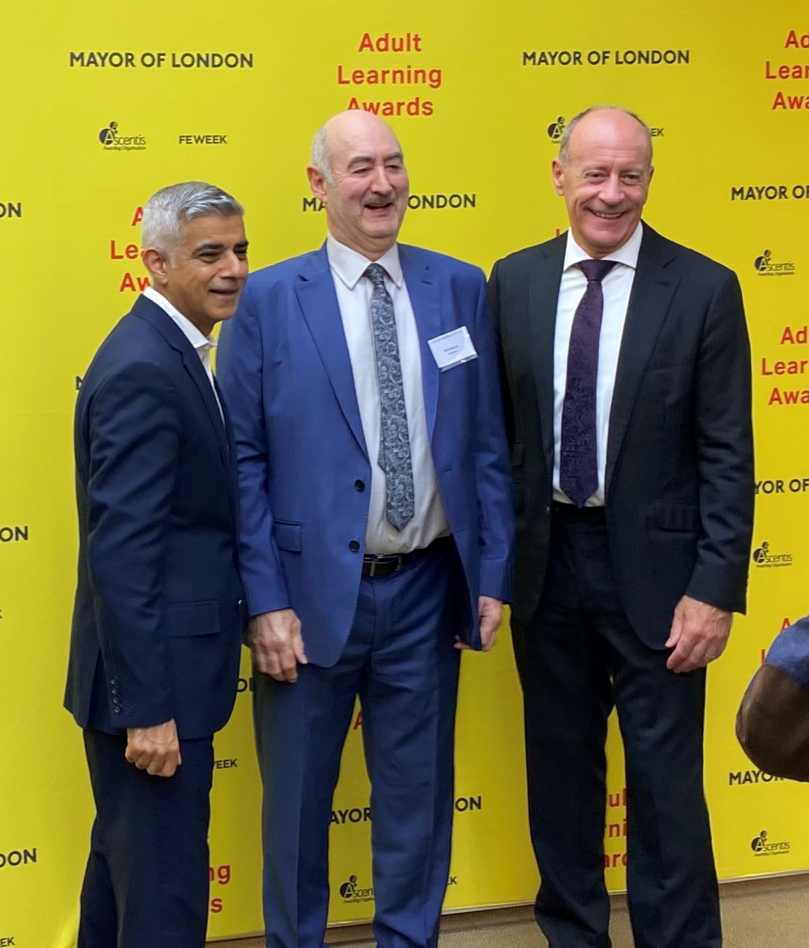 Ascentis are delighted to support the Mayor of London’s Adult Learning Awards 2023
