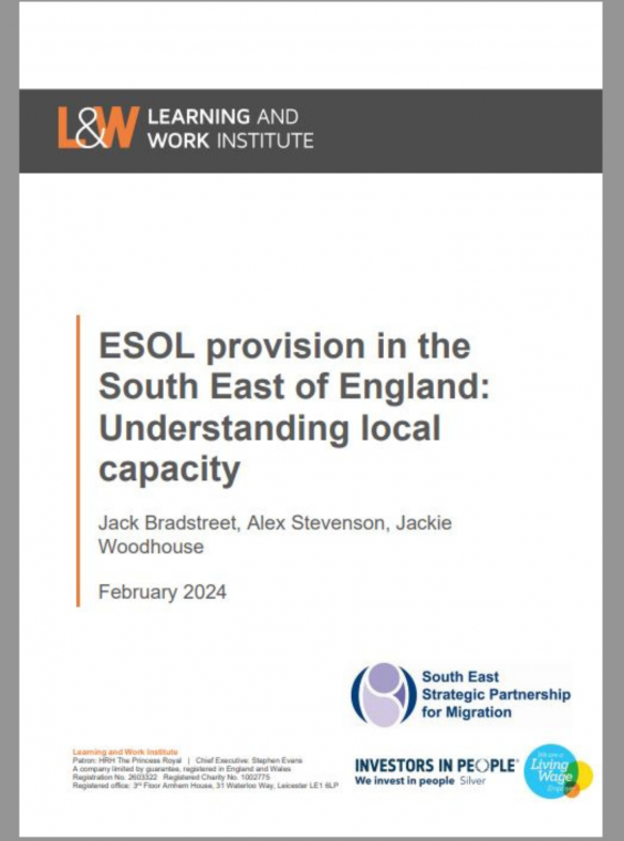 ESOL Provision in South East England: Understanding Local Capacity (2024)
