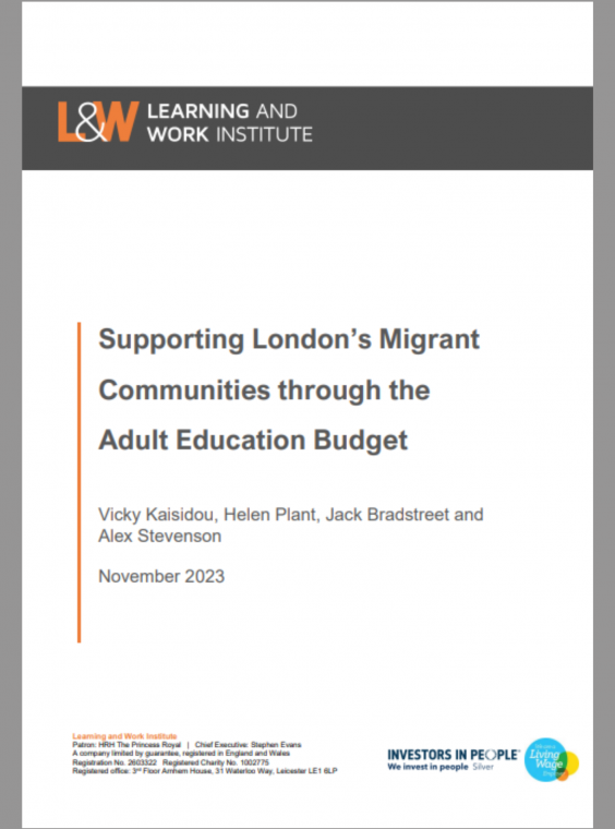Supporting London’s Migrant Communities through the Adult Education Budget (2023)