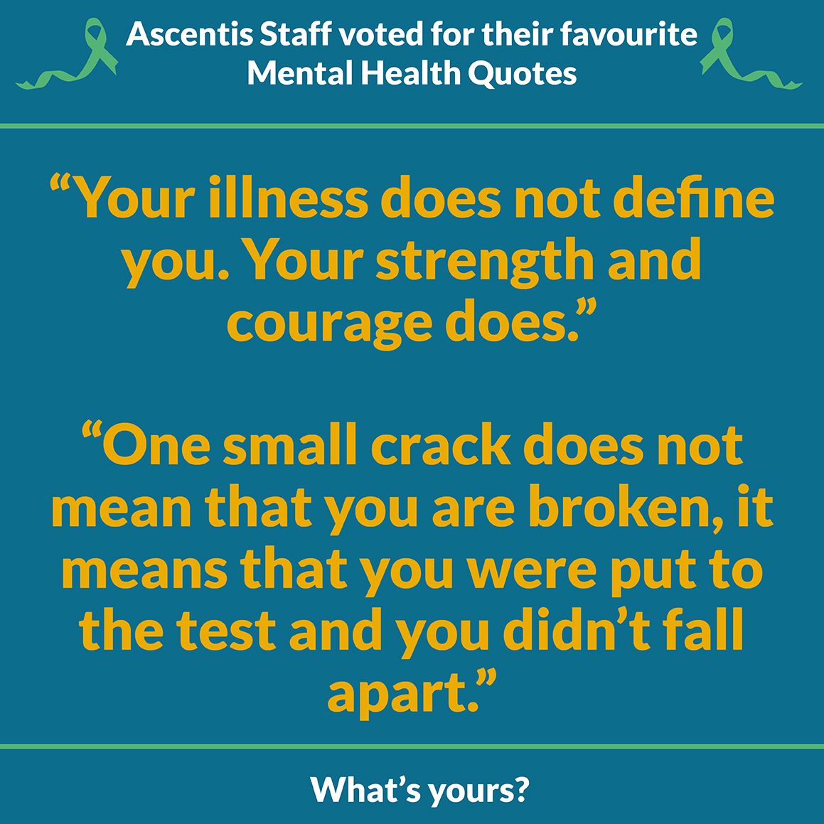 Mental Health – What does it mean to us? #MentalHealthAwarenessWeek