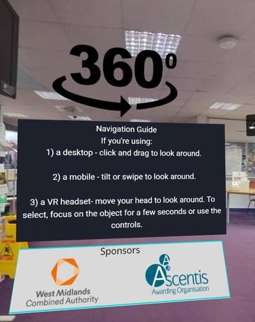 Supporting Virtual Reality Assessments with City of Wolverhampton College