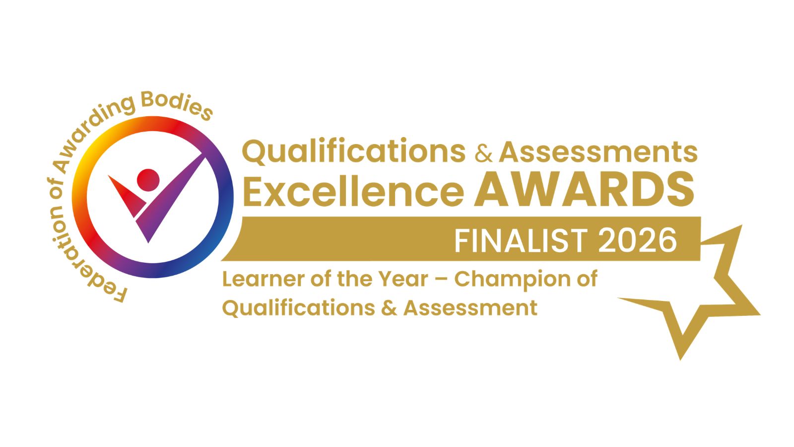 Learner of the Year Finalist - Champion of Qualifications & Assessment - FAB Qualifications & Assessments Excellence Awards 2026